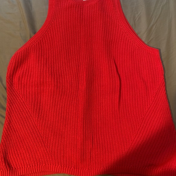 AVA & VIV Red Knit Top (2X) - Picture 5 of 5